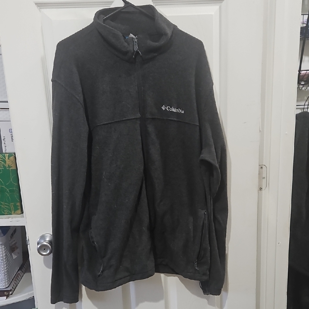 Columbia‎ Charcoal Zip-Up Fleece Jacket